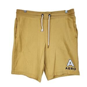 Aeropostale Tan Flat Front Men Shorts